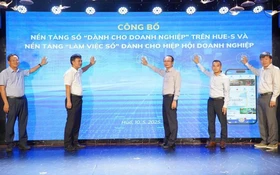 Công bố Nền tảng số “Dành cho doanh nghiệp” trên Hue-S và Nền tảng “Làm việc số” dành cho Hiệp hội Doanh nghiệp