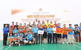 Hội thao Bộ KH&CN 2025: Gắn kết tinh thần - khỏe để sáng tạo và cống hiến
