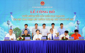 Lễ công bố tuyến đường kiểu mẫu triển khai trạm BTS tích hợp thân thiện môi trường trên địa bàn thành phố Huế
