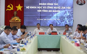 Bộ KH&CN khảo sát thực tiễn tại An Giang, tháo gỡ vướng mắc trong vận hành chính quyền địa phương hai cấp