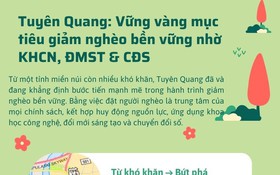Tuyên Quang: Vững vàng mục tiêu giảm nghèo bền vững nhờ KHCN, ĐMST & CĐS