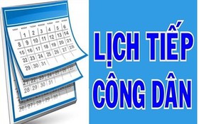Thông báo lịch tiếp công dân của Bộ Khoa học và Công nghệ năm 2026