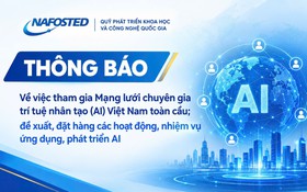 Về việc tham gia Mạng lưới chuyên gia trí tuệ nhân tạo (AI) Việt Nam toàn cầu; đề xuất, đặt hàng các hoạt động, nhiệm vụ ứng dụng, phát triển AI