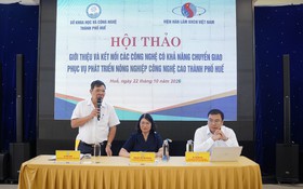 Huế kết nối chuyển giao công nghệ phát triển nông nghiệp công nghệ cao