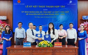 Xã Tân Hiệp và VNPT Tân Hiệp hợp tác về chuyển đổi số