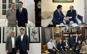 Bộ trưởng Nguyễn Mạnh Hùng thăm và chúc Tết các đồng chí nguyên Bộ trưởng