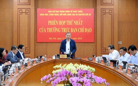 Tổng Bí thư Tô Lâm phát biểu kết luận Phiên họp lần thứ nhất năm 2026 của Thường trực Ban Chỉ đạo Trung ương về phát triển khoa học, công nghệ, đổi mới sáng tạo và chuyển đổi số