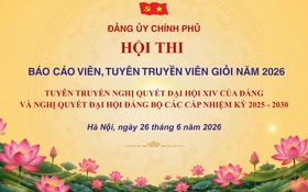 17 thí sinh thi Báo cáo viên, Tuyên truyền viên giỏi Đảng bộ Chính phủ năm 2026