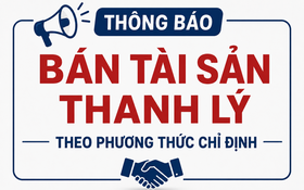 Về việc bán tài sản thanh lý theo phương thức chỉ định