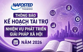 Thông báo kế hoạch tài trợ nhiệm vụ phát triển giải pháp xã hội năm 2026