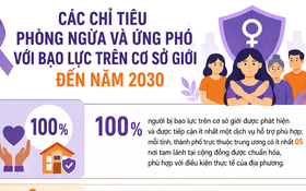 Các chỉ tiêu phòng ngừa và ứng phó với bạo lực trên cơ sở giới đến năm 2030