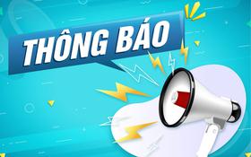 Thông báo về việc lựa chọn tổ chức hành nghề đấu giá tài sản