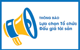 Thông báo lựa chọn tổ chức hành nghề đấu giá tài sản
(đấu giá quyền sử dụng mã mạng di động H2H 75)