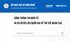 Chính thức vận hành Cổng thông tin điện tử và cơ sở dữ liệu quốc gia về trí tuệ nhân tạo