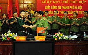 Tập đoàn Viễn thông Quân đội và Công an TP Hà Nội ký Quy chế phối hợp