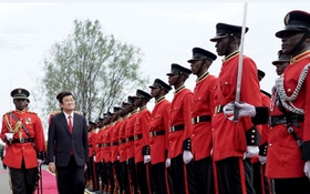 Lễ đón chính thức Chủ tịch nước Trương Tấn Sang tại Tanzania