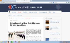 Sắp ra mắt chuyên trang Việt – Pháp