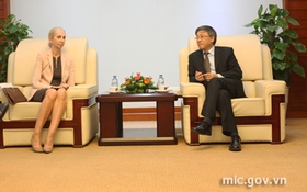 Thứ trưởng Lê Nam Thắng tiếp Đại sứ đặc mệnh toàn quyền Vương quốc Na Uy tại Việt Nam