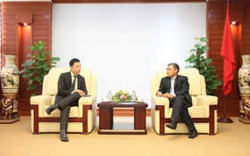 Thứ trưởng Nguyễn Minh Hồng tiếp xã giao Tổng Giám đốc Hitachi Data Systems Việt Nam