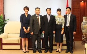 Thứ trưởng Phạm Hồng Hải tiếp xã giao Tổng Giám đốc Huawei khu vực Đông Nam Á