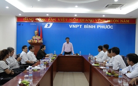 Thứ trưởng Phạm Hồng Hải thăm và làm việc tại VNPT Bình Phước