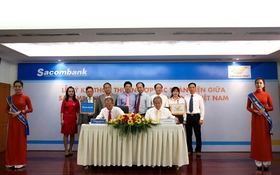 Bưu điện Việt Nam và Ngân hàng Sacombank ký kết hợp tác