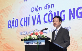 Phát biểu của Bộ trưởng Bộ TT&TT Nguyễn Mạnh Hùng  tại Diễn đàn “Báo chí và Công nghệ”