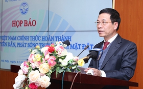 Toàn văn phát biểu của Bộ trưởng Nguyễn Mạnh Hùng  tại họp báo công bố Việt Nam chính thức ngừng phát sóng truyền hình tương tự, hoàn thành số hóa truyền hình mặt đất