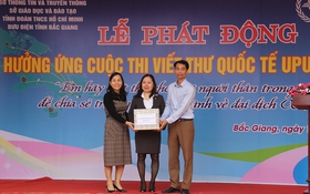 Bắc Giang phát động cuộc thi Viết thư Quốc tế UPU lần thứ 50