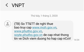 Sở TT&TT Phú Thọ thiết lập đường dây nóng tiếp nhận thông tin về dịch bệnh nCoV