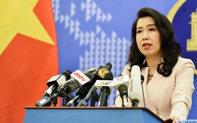 Bộ Ngoại giao phản ứng về việc Trung Quốc xây cáp ngầm nối các thực thể nhân tạo ở Hoàng Sa