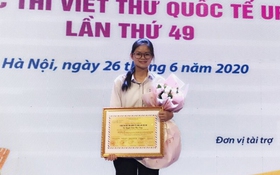 Bắc Ninh: Đạt nhiều giải cao tại Cuộc thi viết thư Quốc tế UPU năm 2020