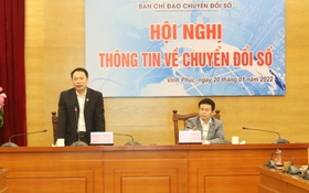 Thứ trưởng Bộ Thông tin và Truyền thông Nguyễn Huy Dũng chia sẻ thông tin về chuyển đổi số