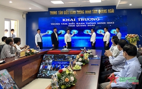 UBND tỉnh Quảng Ngãi khai trương Trung tâm điều hành thông minh
