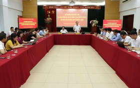 Thứ trưởng Phạm Đức Long và Đoàn công tác Bộ Thông tin và Truyền thông làm việc tại tỉnh Thái Nguyên