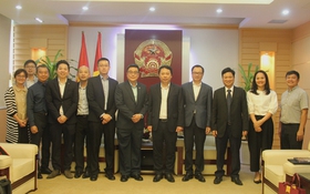 Thứ trưởng Nguyễn Huy Dũng tiếp đại diện Công ty bảo mật STE Infosec
