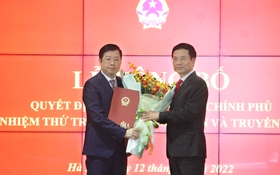 Công bố quyết định của Thủ tướng về việc bổ nhiệm Thứ trưởng Bộ Thông tin và Truyền thông Nguyễn Thanh Lâm