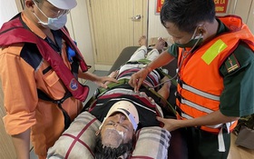 Cứu nạn kịp thời thuyền viên bị tai nạn lao động trên vùng biển Khánh Hòa