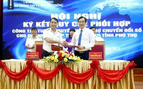 Ký kết quy chế phối hợp công tác tuyên truyền và hỗ trợ chuyển đổi số cho doanh nghiệp trên địa bàn tỉnh Phú Thọ, giai đoạn 2023 - 2025