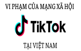 Vi phạm của mạng xã hội Tiktok tại Việt Nam