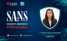 Nữ chuyên gia Việt đầu tiên đạt chứng chỉ nâng cao nhận thức an ninh mạng của Mỹ