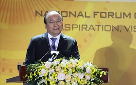 Thủ tướng Nguyễn Xuân Phúc tham dự Diễn đàn quốc gia phát triển Doanh nghiệp công nghệ