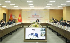 Bộ trưởng Bộ TT&TT Nguyễn Mạnh Hùng dự và phát biểu chỉ đạo tại Hội nghị triển khai nhiệm vụ công tác năm 2022 Khối Viễn thông