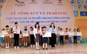 Lễ Tổng kết và trao giải thưởng cuộc thi Sưu tập và tìm hiểu tem Bưu chính năm 2021 với chủ đề “Tuổi trẻ Việt Nam qua con tem bưu chính”