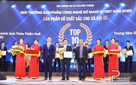 Nền tảng Hue-S đạt Giải thưởng Sản phẩm Công nghệ số Make in Viet Nam năm 2022