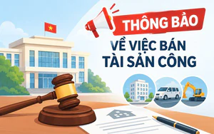 Thông báo về việc bán tài sản công