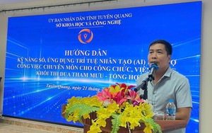 Hỗ trợ kỹ năng số và ứng dụng AI trong hoạt động công vụ cho khối thi đua Tham mưu - Tổng hợp