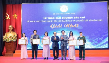 Vinh danh 22 tác phẩm xuất sắc tại Giải thưởng báo chí về khoa học công nghệ, đổi mới sáng tạo và chuyển đổi số