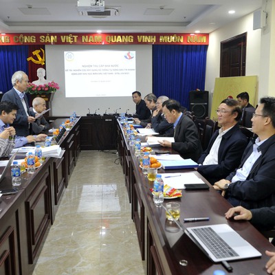 Nghiệm thu nhiệm vụ khoa học và công nghệ cấp quốc gia: “Nghiên cứu xây dựng hệ thống tự động báo tin nhanh động đất khu vực miền Bắc Việt Nam”, mã số: ĐTĐL.CN-50/21