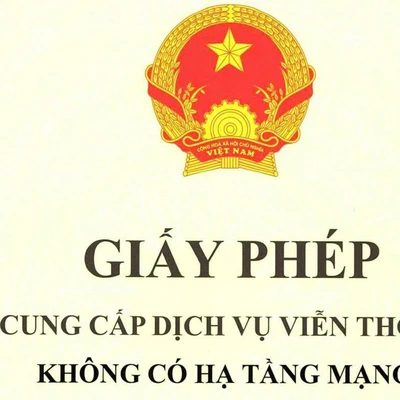 Giấy phép cung cấp dịch vụ viễn thông không có hạ tầng mạng cho Công ty Cổ phần Vinnet